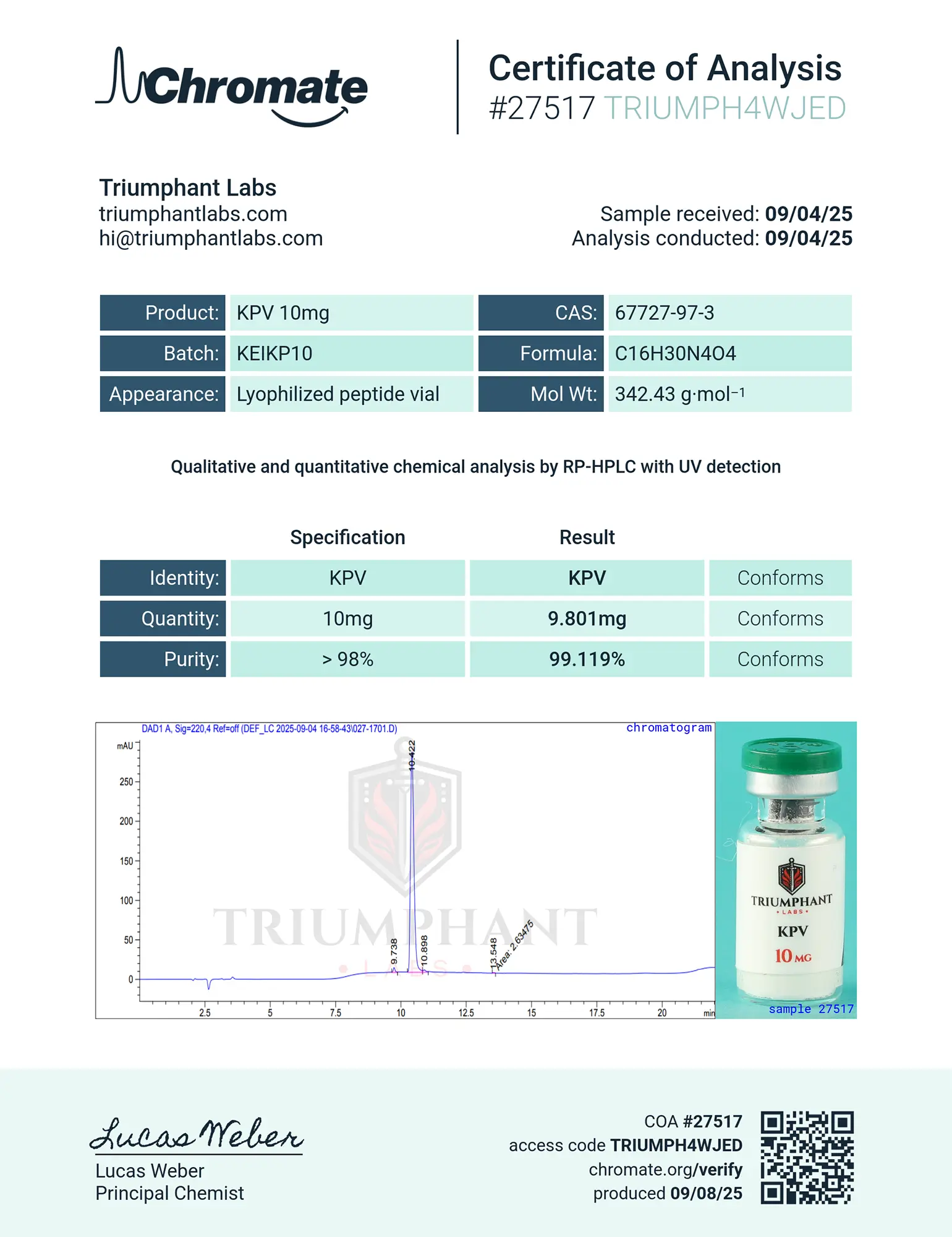 KPV 10mg 2 23a